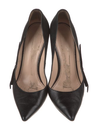 Dsquared² Leather Chain-Link Accents Pumps