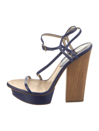 Dsquared² Leather Slingback Sandals