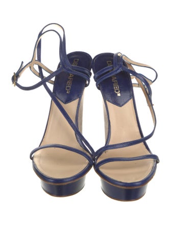 Dsquared² Leather Slingback Sandals