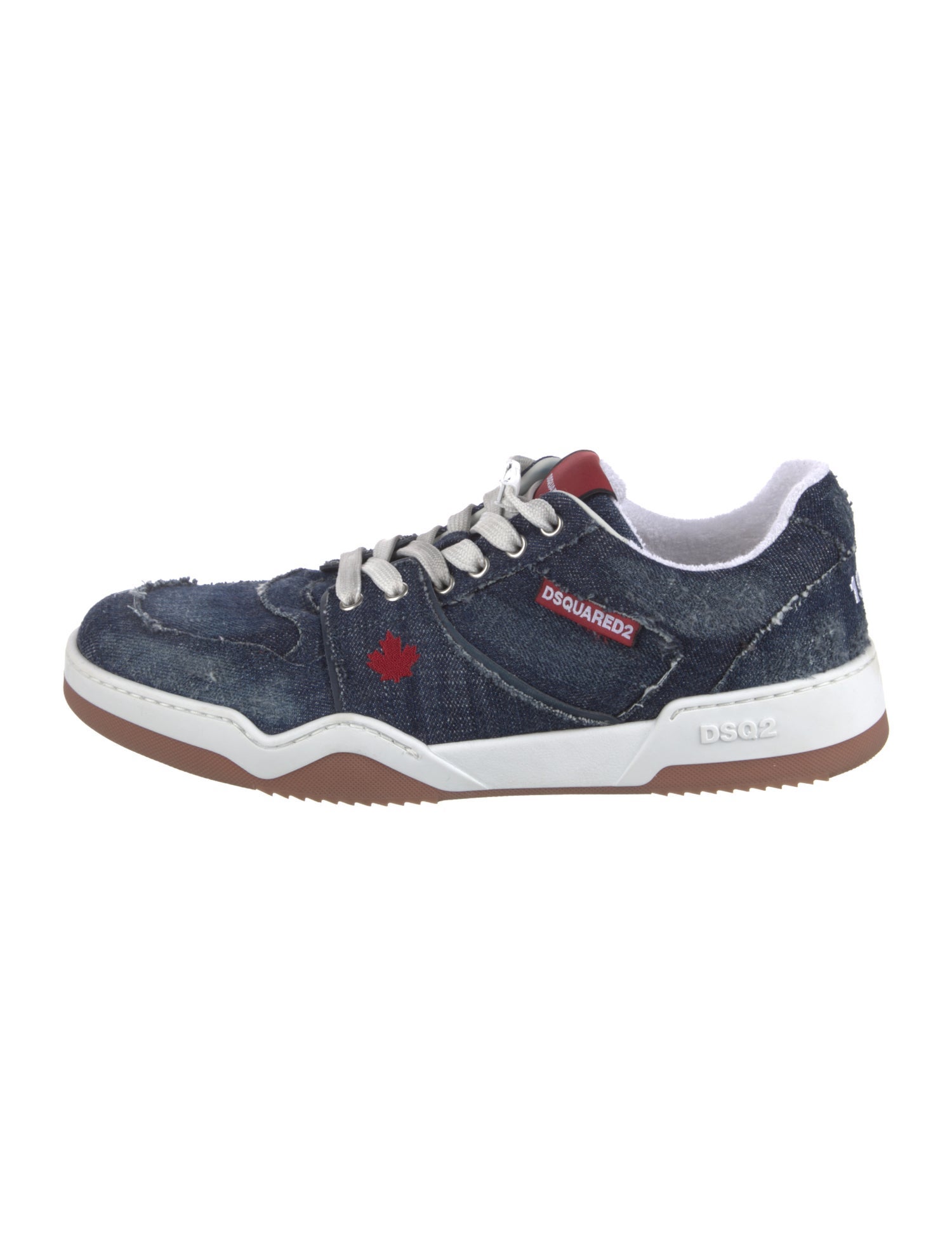 Dsquared² Denim Printed Athletic Sneakers