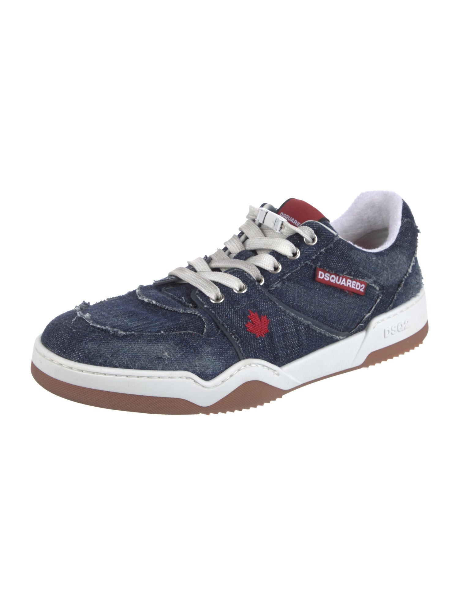 Dsquared² Denim Printed Athletic Sneakers