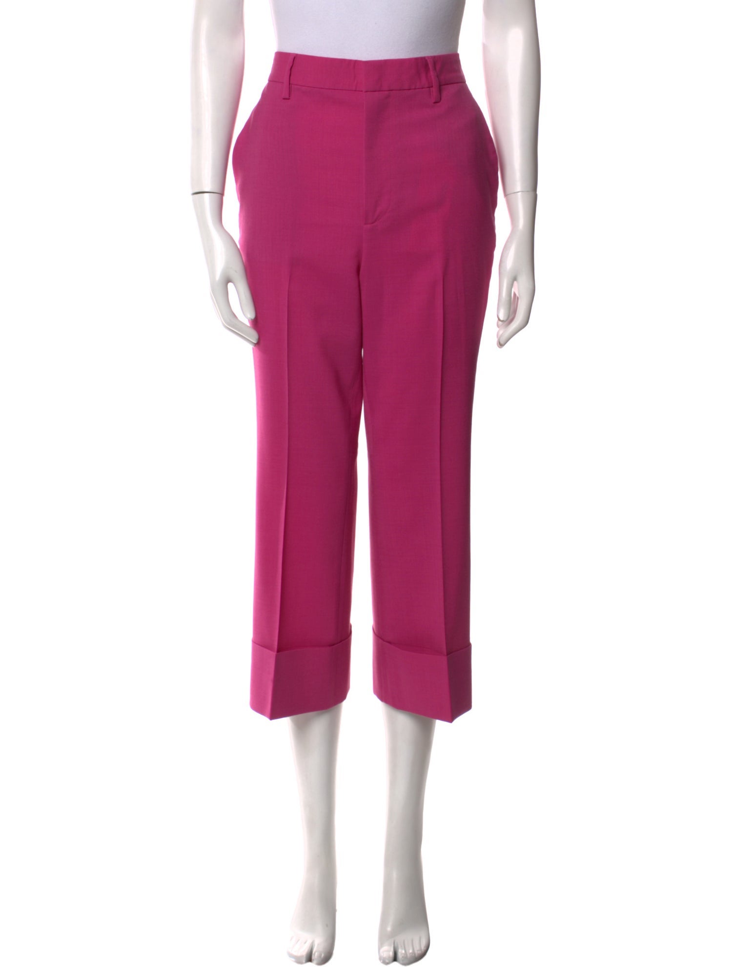 パンツ COURREGES Woman Pants Pink 125CPA283PL0170 6017 BELTED BOOTCUT PANTS - courrèges