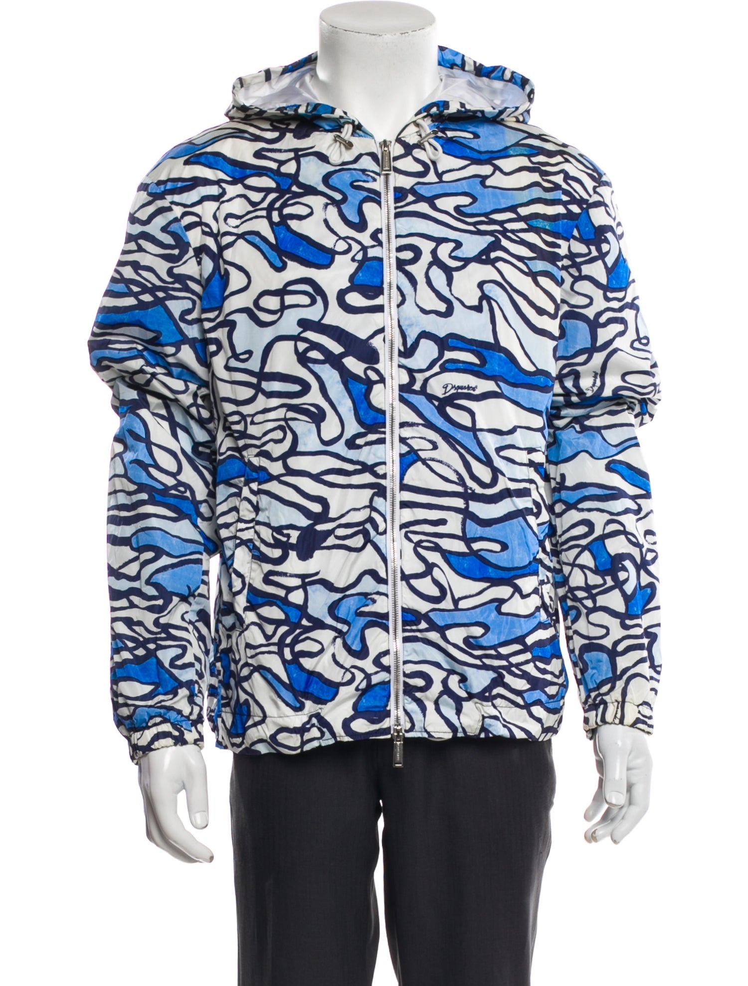 Dsquared² Printed Puffer Coat