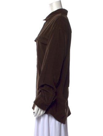 Dsquared² Long Sleeve Button-Up Top