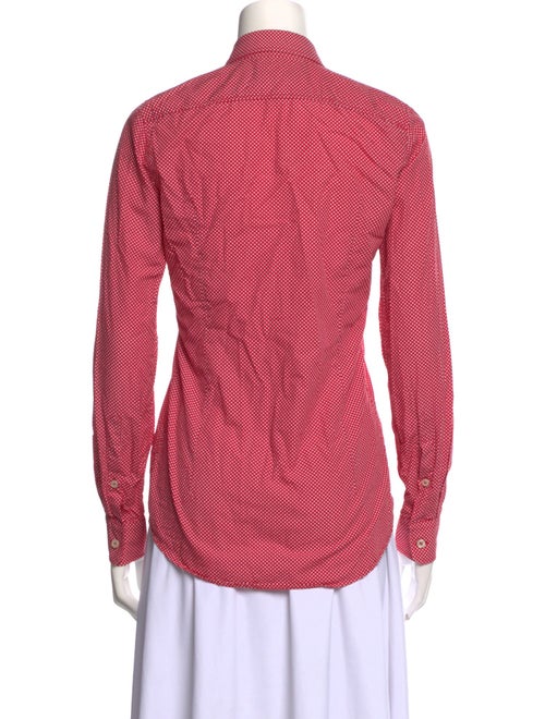 Dsquared² Plaid Print Long Sleeve Button-Up Top