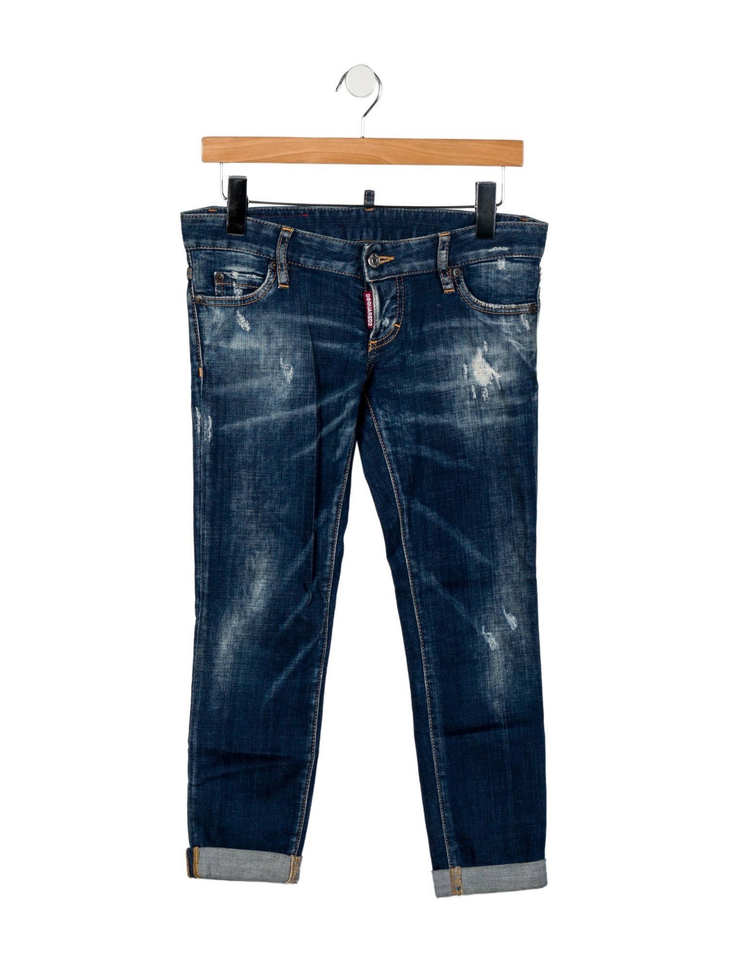 Dsquared² Low-Rise Skinny Leg Jeans
