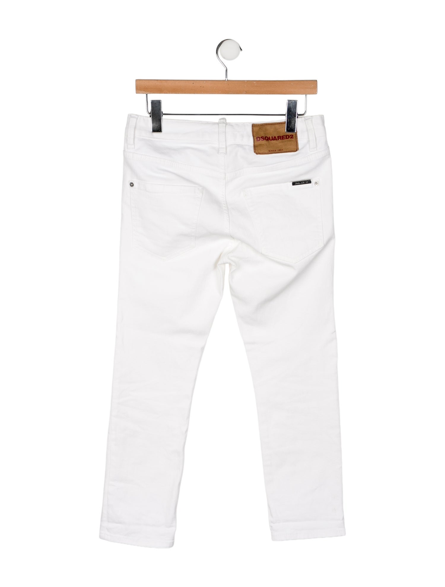 Dsquared² Mid-Rise Straight Leg Jeans