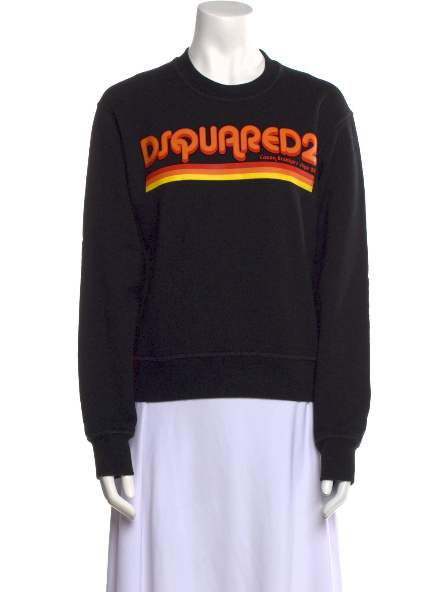 Dsquared² Graphic Print Crew Neck Sweatshirt