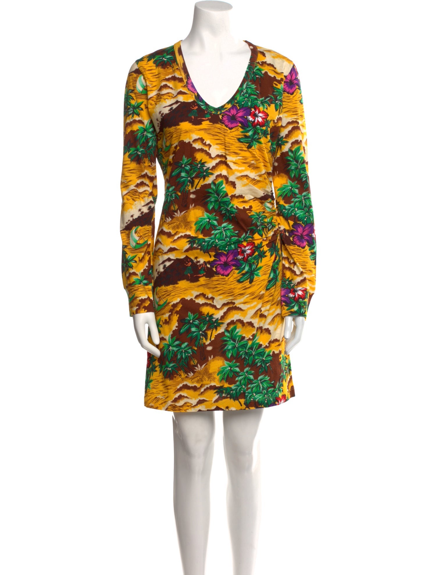 Dsquared² Printed Mini Dress w/ Tags