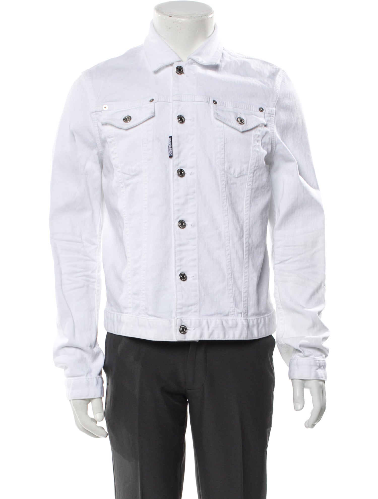 Dsquared² Graphic Print Denim Jacket