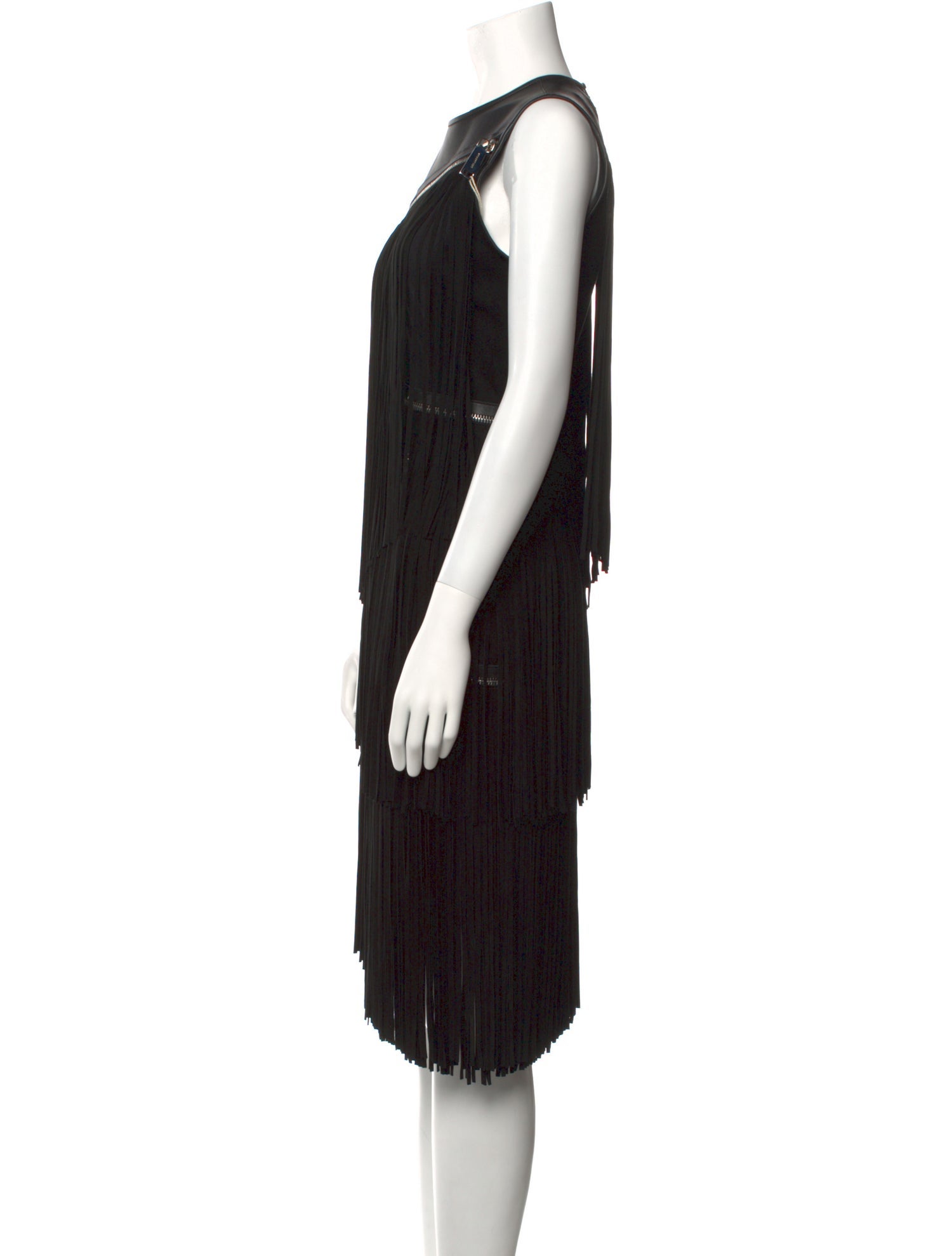 Dsquared² Leather Midi Length Dress w/ Tags