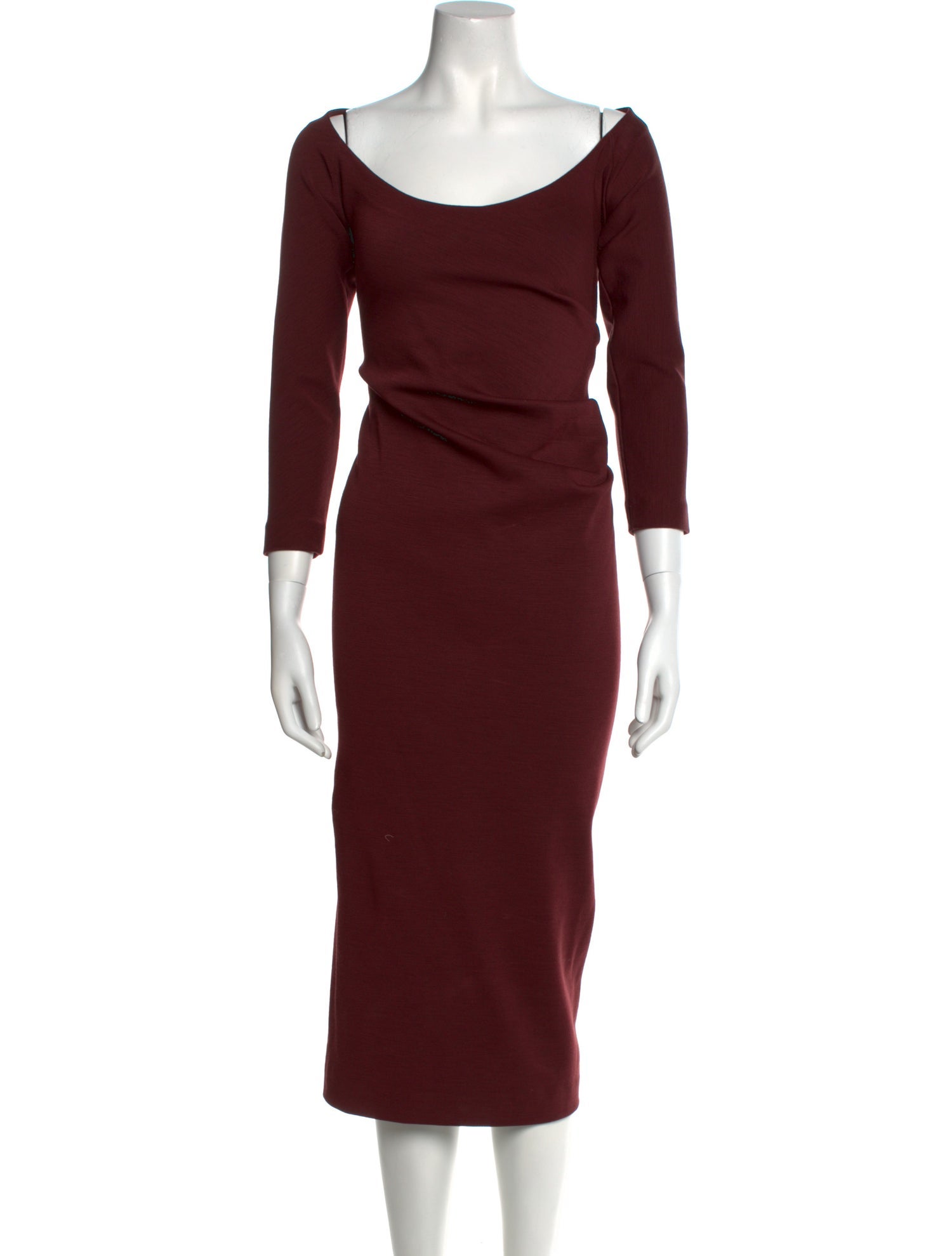 Dsquared² Wool Midi Length Dress