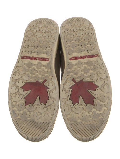 Dsquared² Leather Printed Sneakers