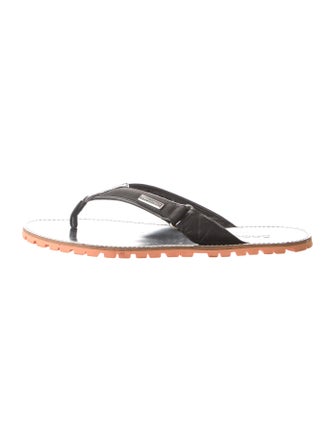 Dsquared² Leather Flip Flops