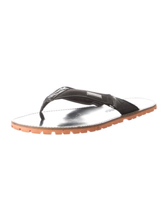 Dsquared² Leather Flip Flops