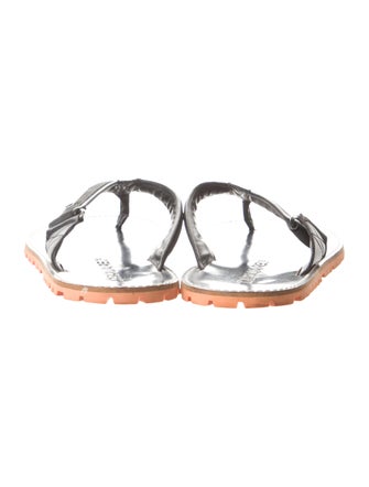 Dsquared² Leather Flip Flops