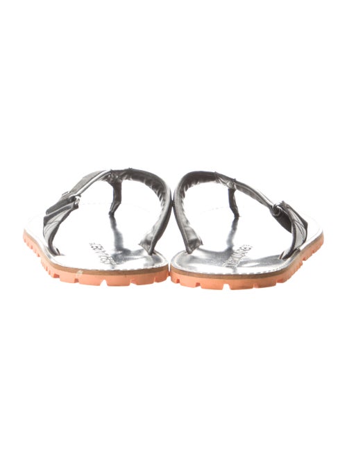 Dsquared² Leather Flip Flops