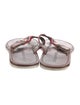 Dsquared² Leather Striped Flip Flops