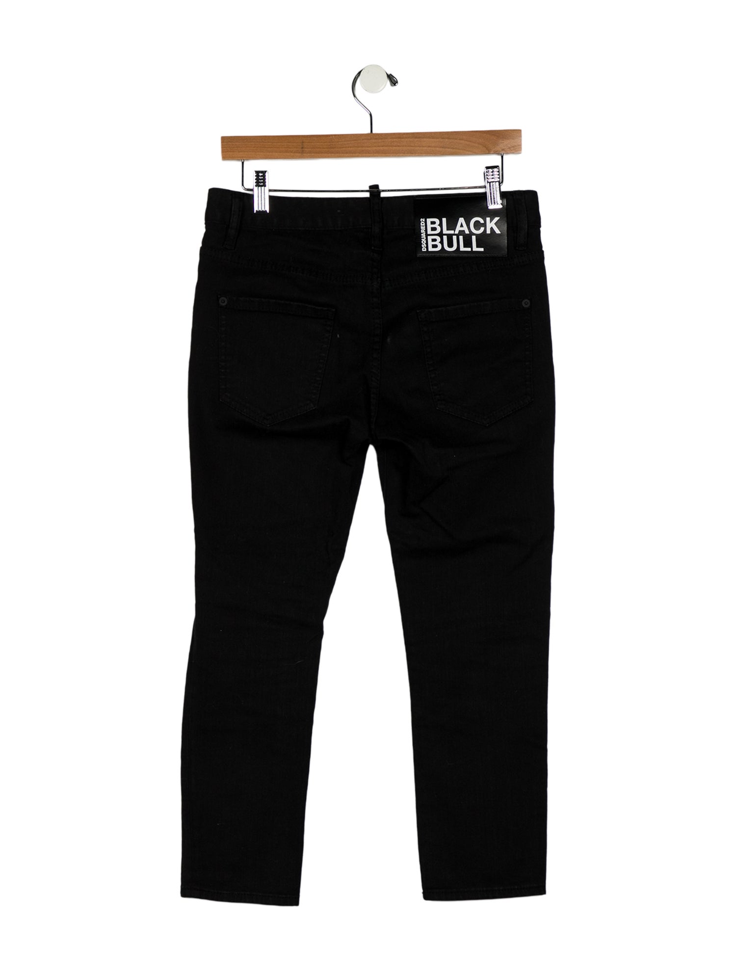 Dsquared² High-Rise Straight Leg Jeans
