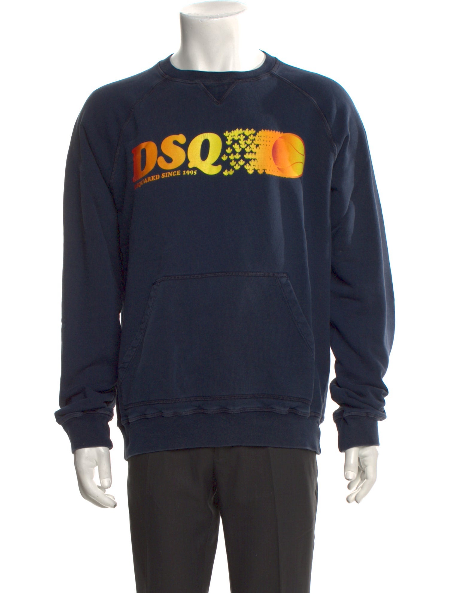 Dsquared² Graphic Print Crew Neck Sweatshirt