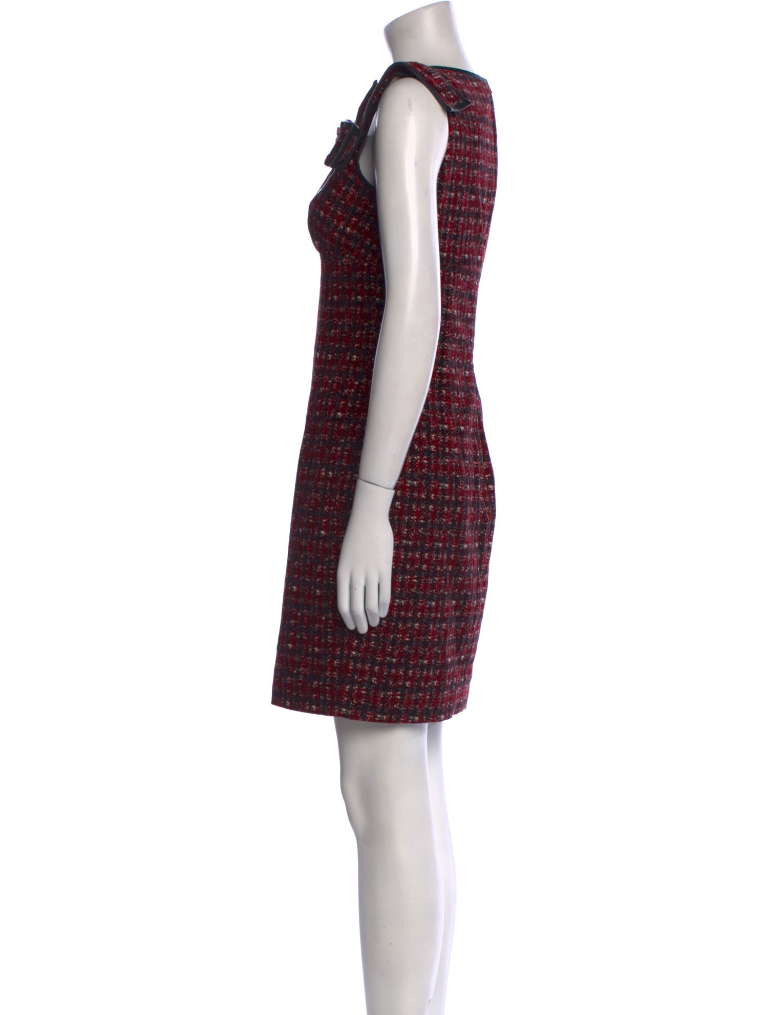 Dsquared² Tweed Pattern Mini Dress