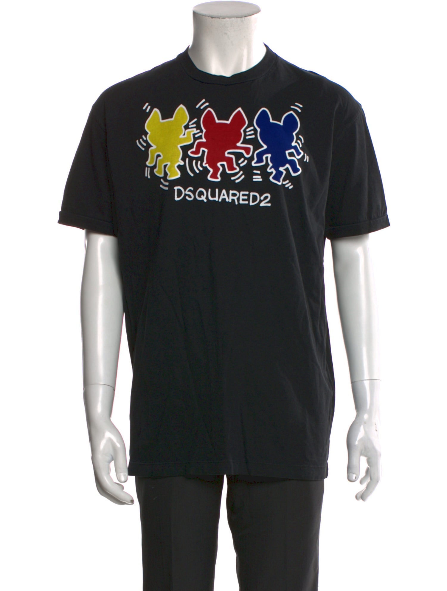 Dsquared² Graphic Print Crew Neck T-Shirt