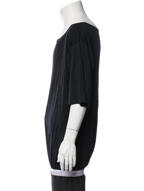 Dsquared² Silk Scoop Neck T-Shirt