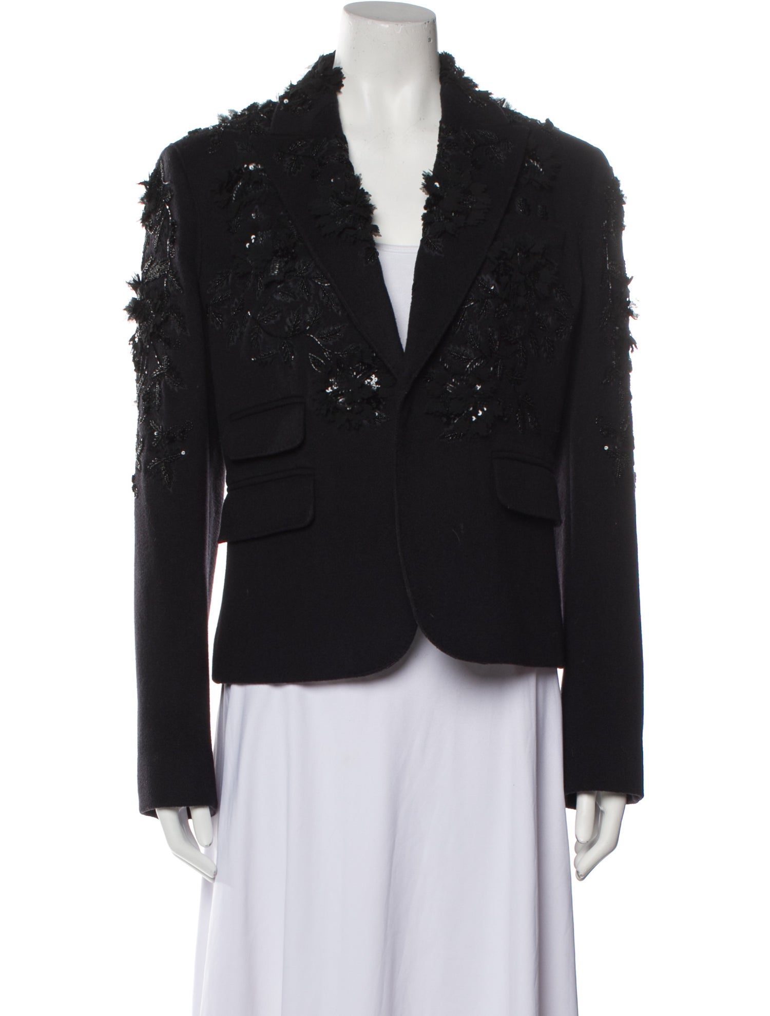 Dsquared² Virgin Wool Evening Jacket