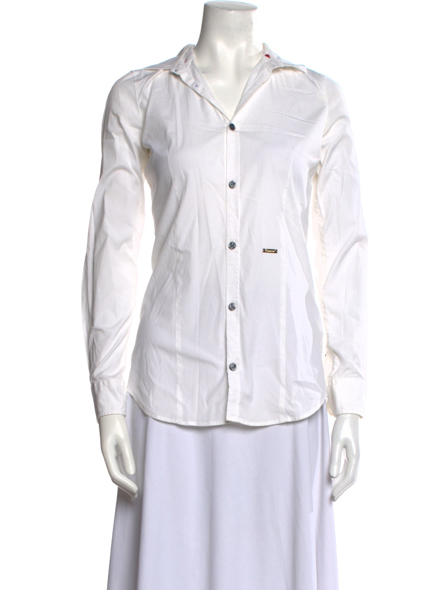 Dsquared² Long Sleeve Button-Up Top