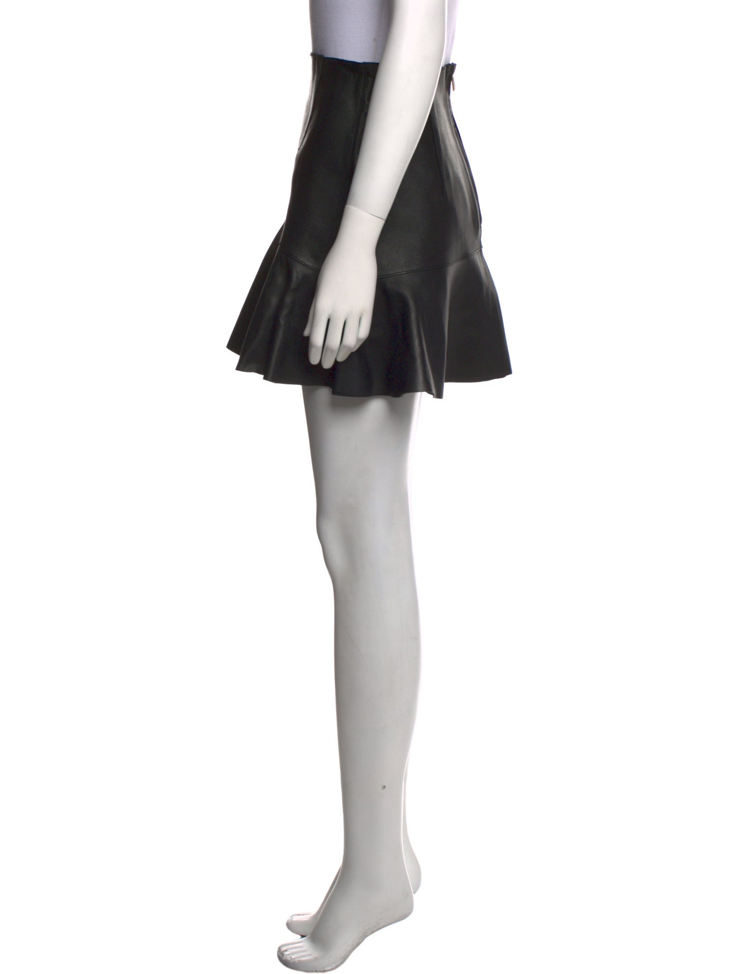 Dsquared² Leather Mini Skirt