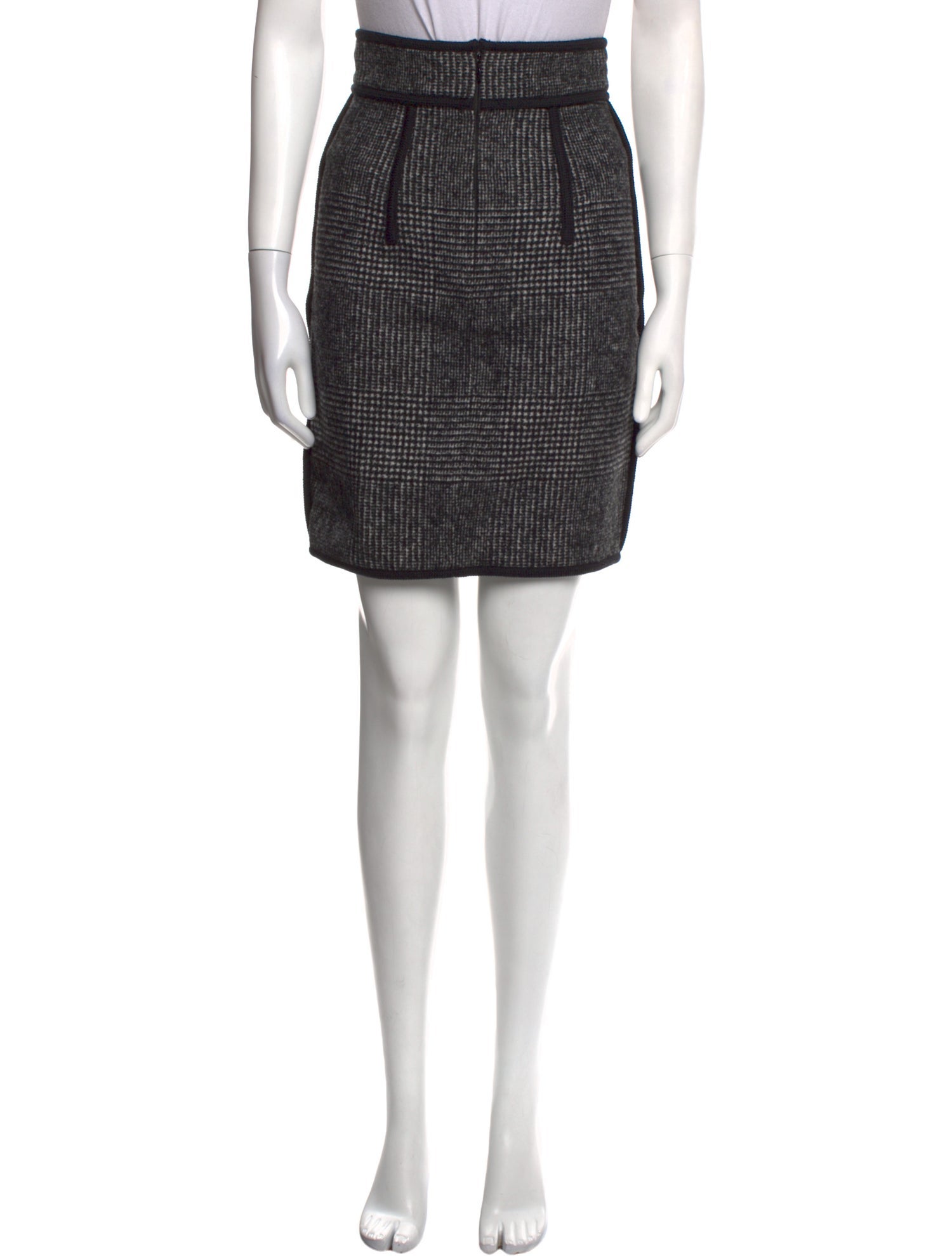 Dsquared² Virgin Wool Knee-Length Skirt w/ Tags
