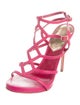 Dsquared² Embossed Leather Sandals