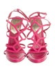Dsquared² Embossed Leather Sandals