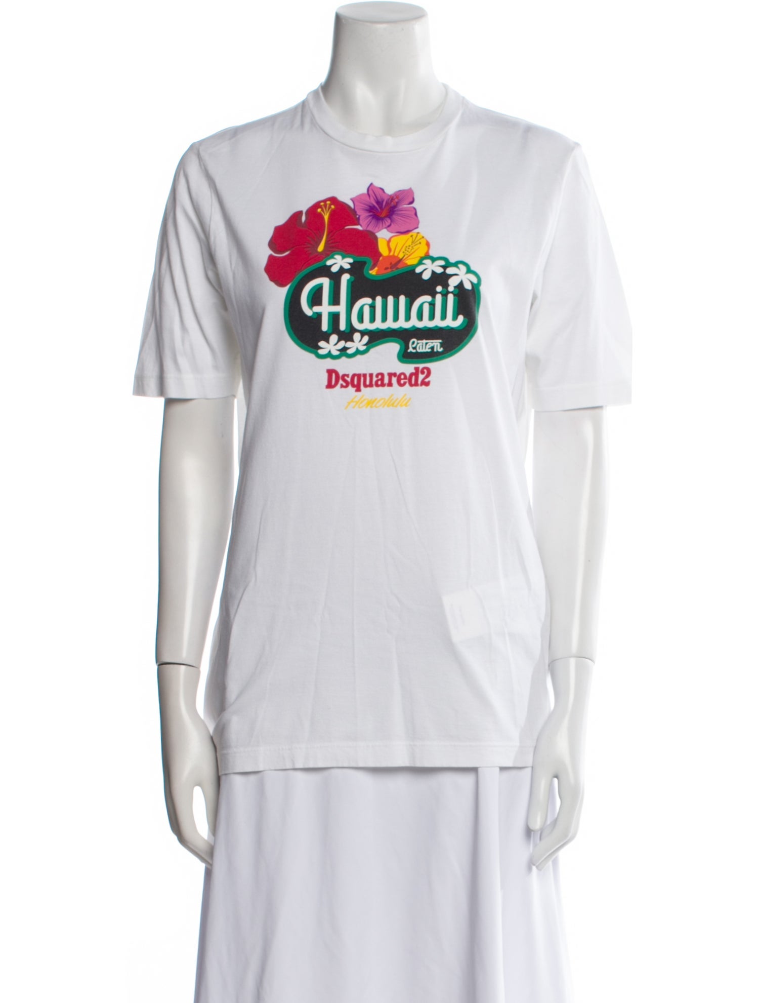 Dsquared² Graphic Print Crew Neck T-Shirt