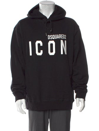 Dsquared² Graphic Print Mock Neck Pullover