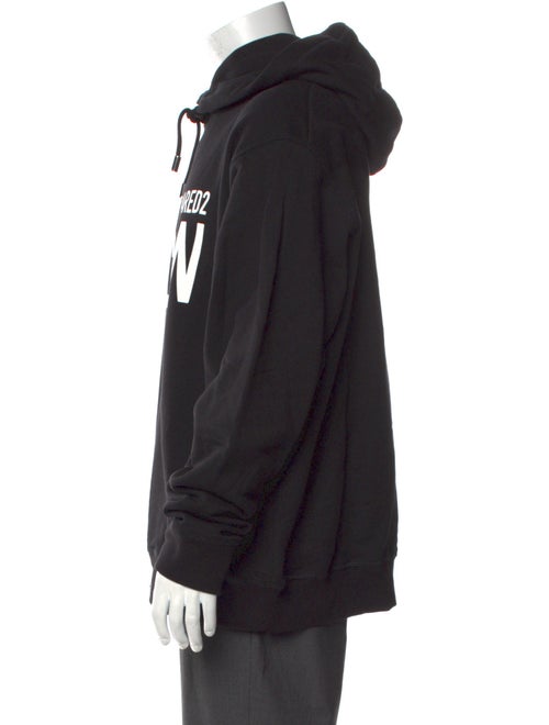 Dsquared² Graphic Print Mock Neck Pullover