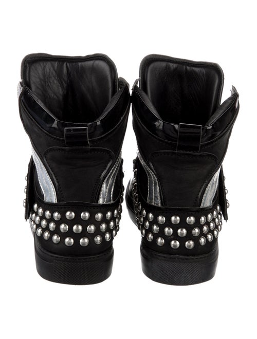 Dsquared² Leather Printed Sneakers