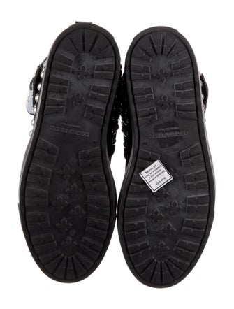 Dsquared² Leather Printed Sneakers