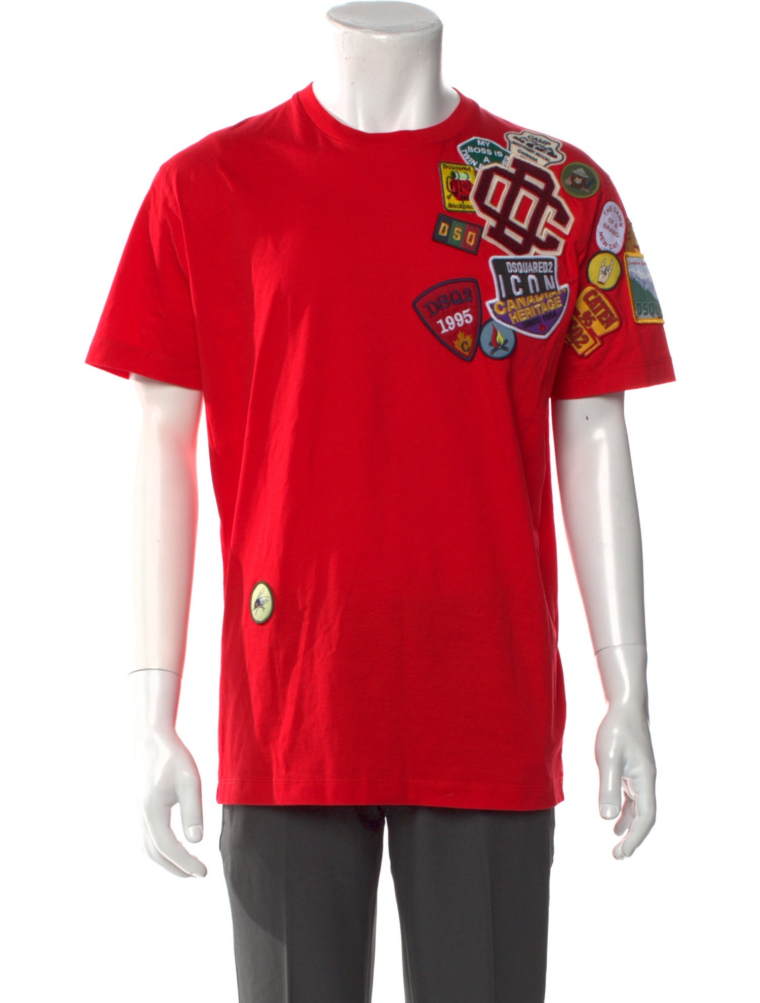 Dsquared² Graphic Print Crew Neck T-Shirt w/ Tags