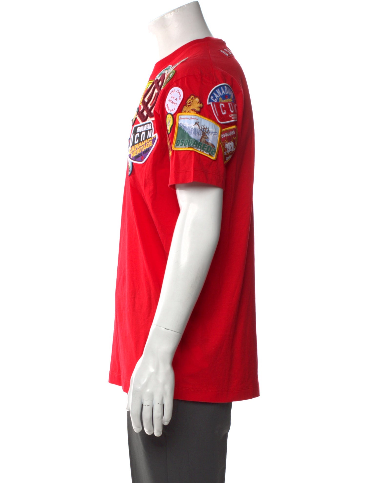 Dsquared² Graphic Print Crew Neck T-Shirt w/ Tags