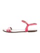 Dsquared² Leather Cutout Accent Sandals