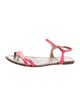 Dsquared² Leather Cutout Accent Sandals