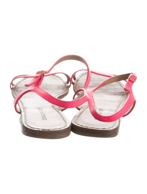 Dsquared² Leather Cutout Accent Sandals