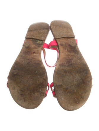 Dsquared² Leather Cutout Accent Sandals