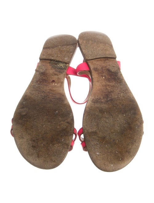 Dsquared² Leather Cutout Accent Sandals