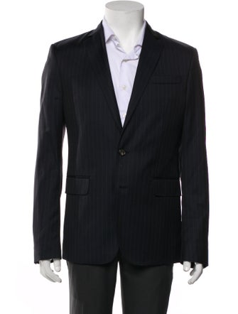 Dsquared² Virgin Wool Striped Blazer