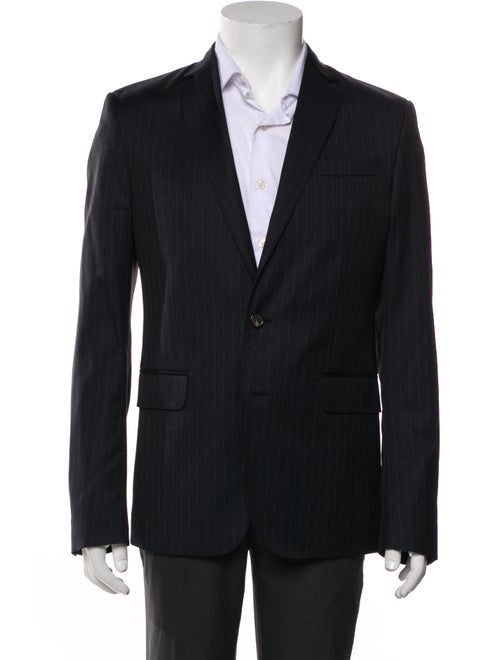 Dsquared² Virgin Wool Striped Blazer