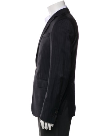 Dsquared² Virgin Wool Striped Blazer