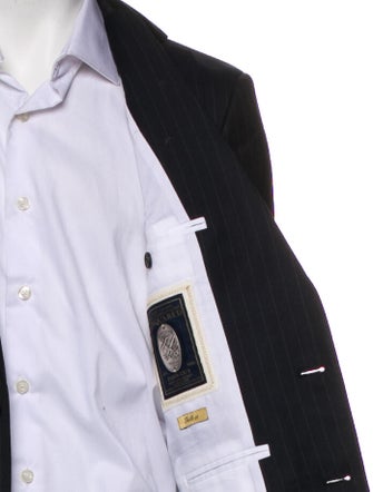 Dsquared² Virgin Wool Striped Blazer