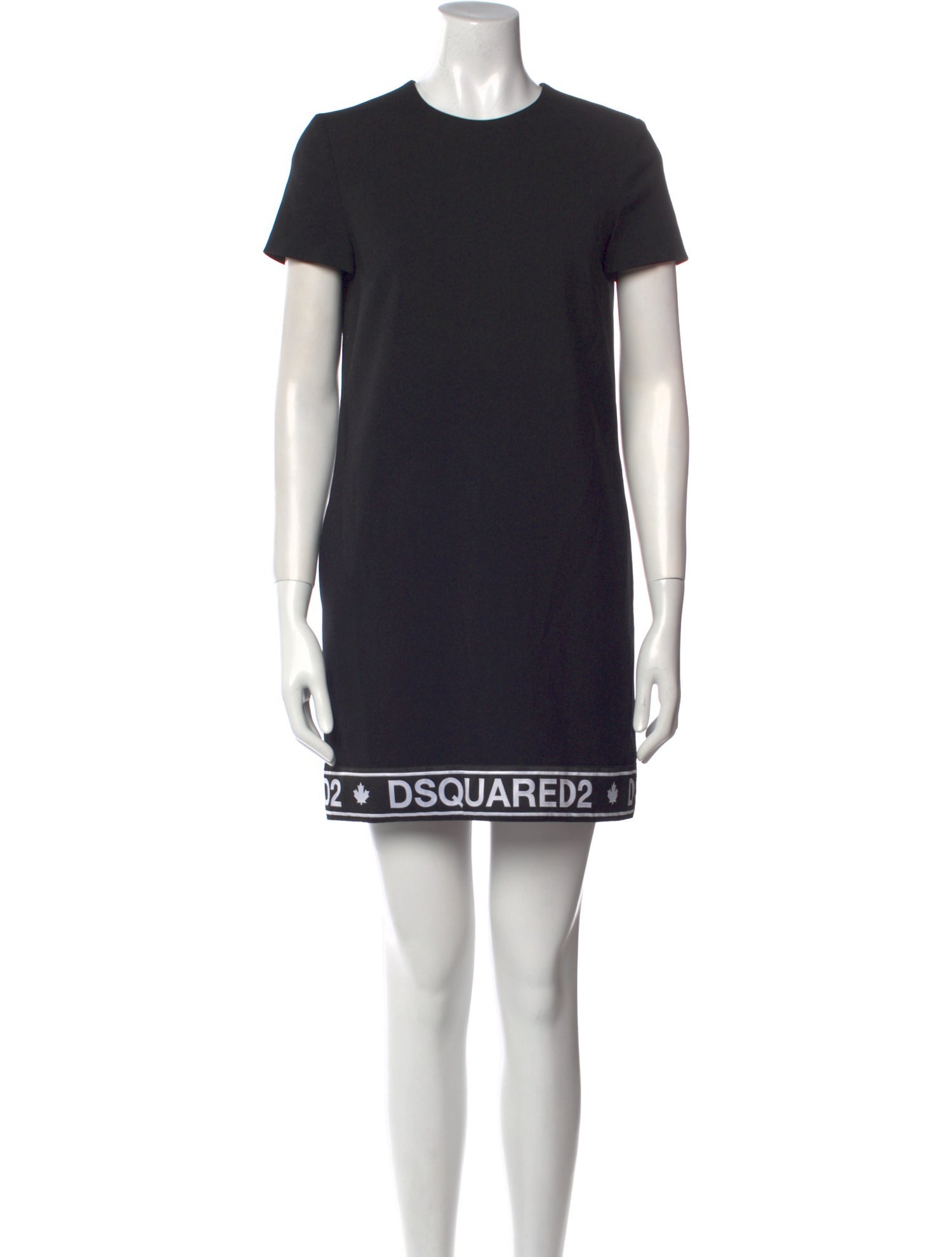 Dsquared² Virgin Wool Mini Dress